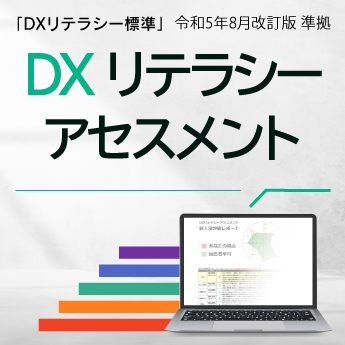 自組織のDXリテラシーを可視化するDXリテラシーアセスメント